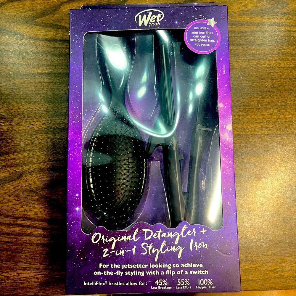 Wet brush Original Detangler plus 2-2 Styling Flat Iron